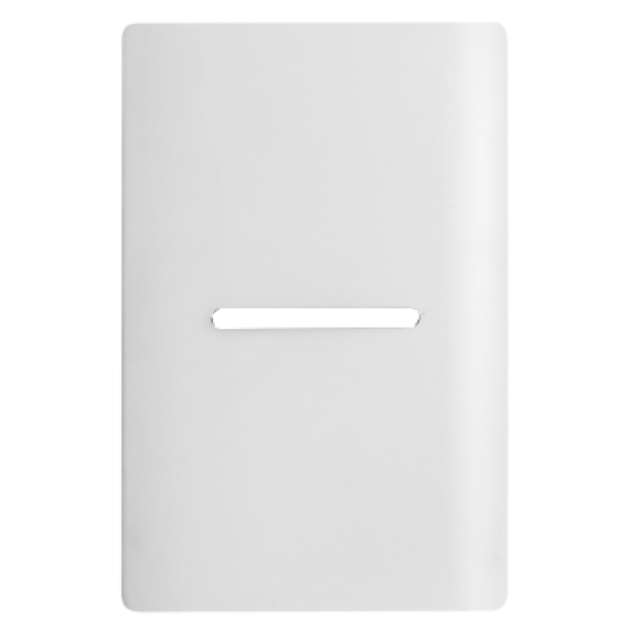 Placa P/ 1 Interruptor Horizontal 4x2 - Novara Branco